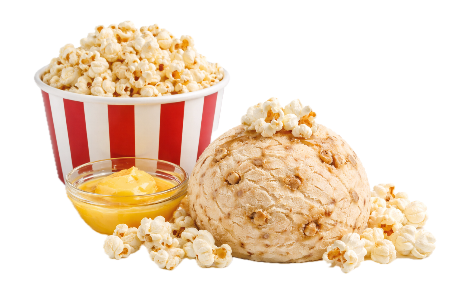 Popcorn ijs